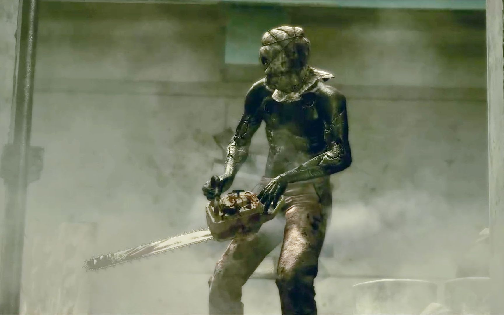 生化危机5:大战恐怖的电锯男,真害怕一个不小心被他切成两半