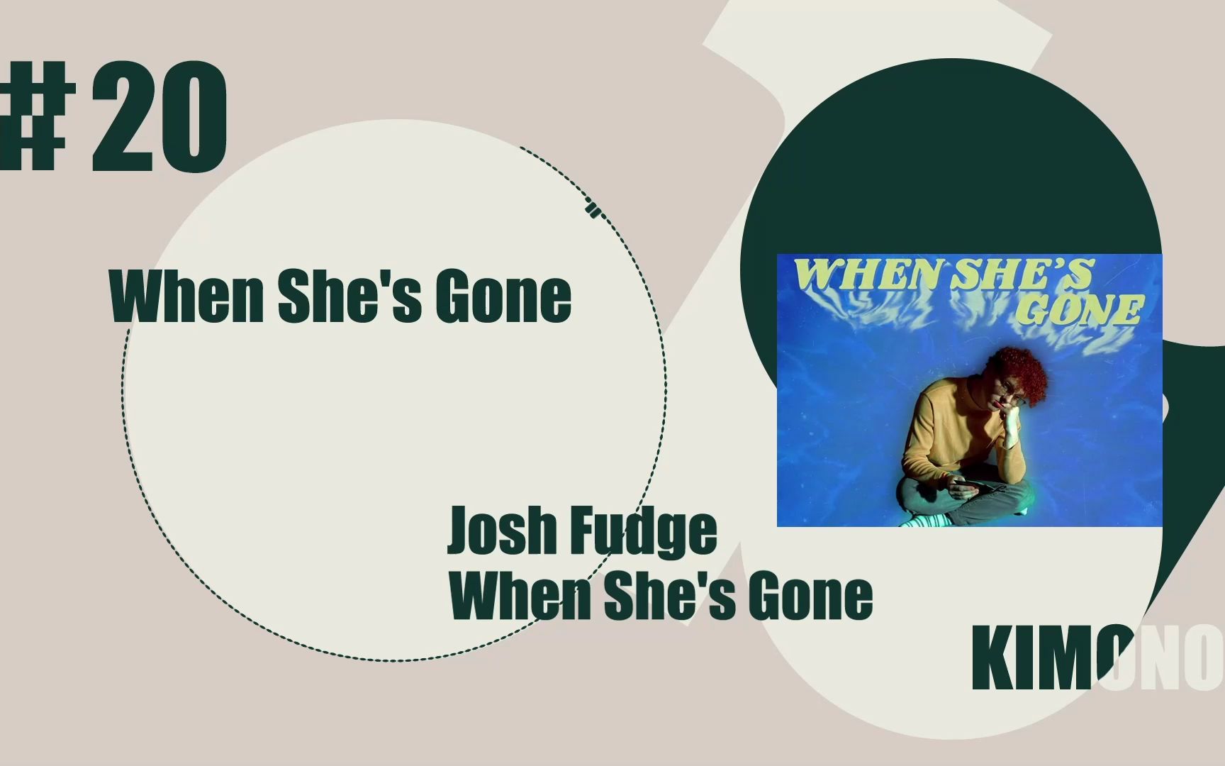 [图]【每日推荐】2020-09-18 Josh Fudge - When She's Gone