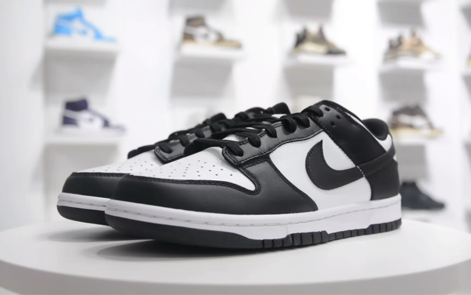 耐克 nike sb dunk low white black 经典黑白熊猫板鞋货号dd1391