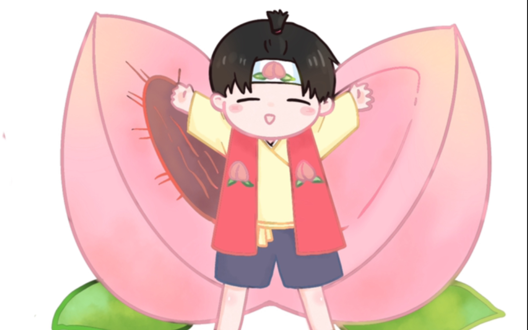 【procreate】桃太郎墨墨