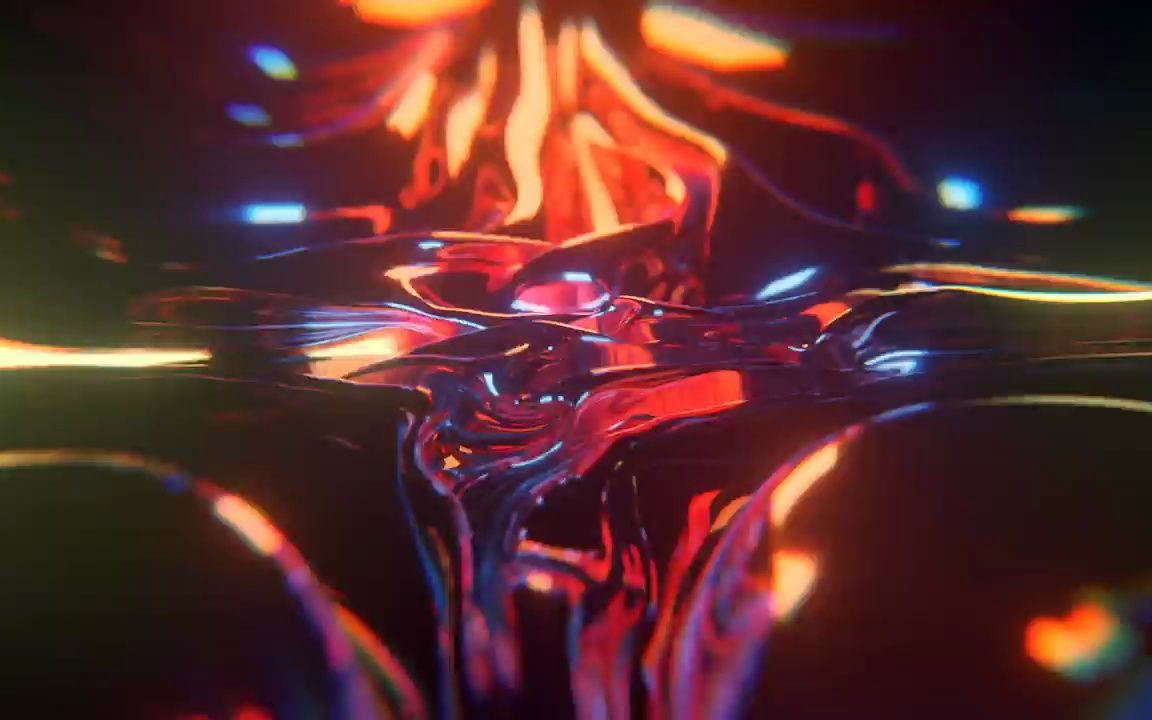 视频素材 ▏d376 唯美炫酷科技感彩色粒子动感舞蹈模特走秀拉丁舞跳舞