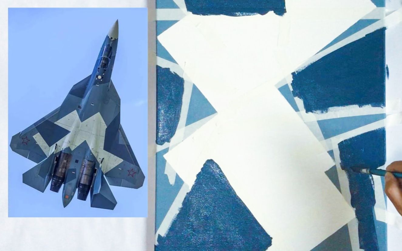 su57涂装 简单几何画 抽象画