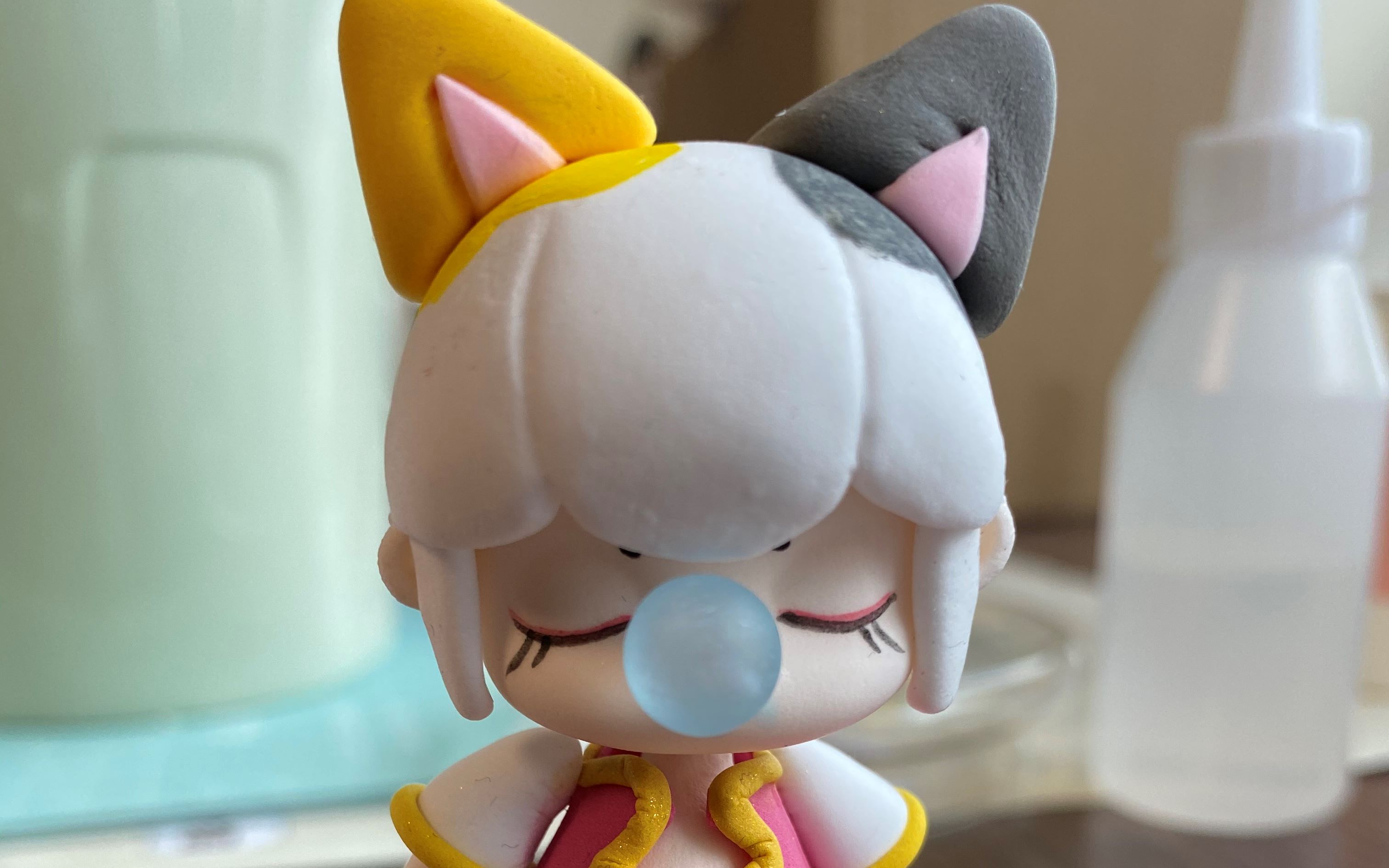 活动  【小白盲盒】粘土娃娃喵喵来了