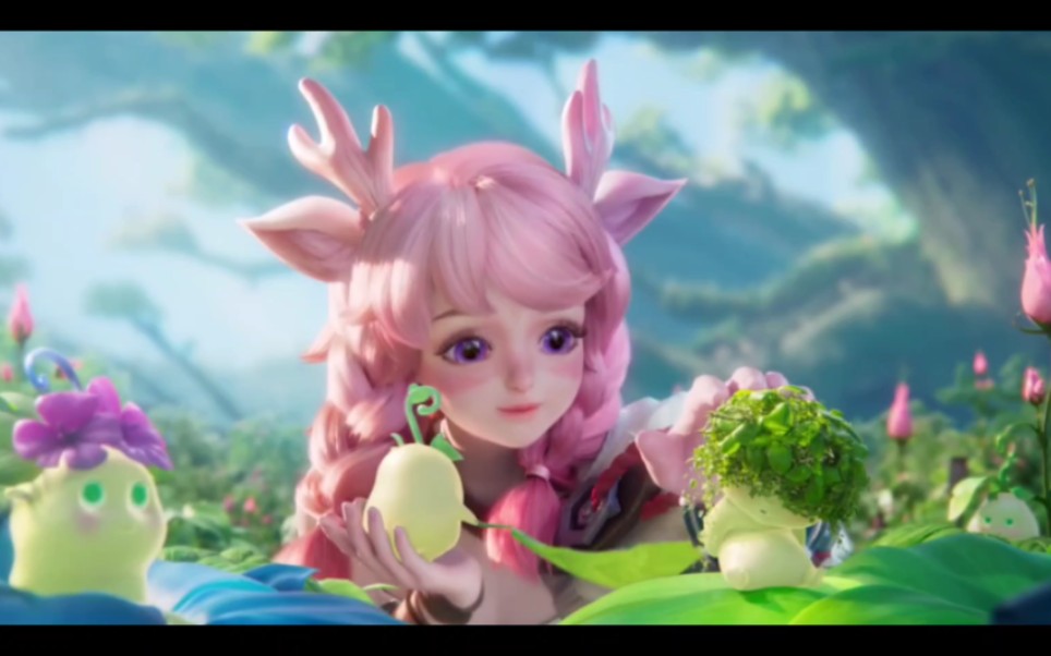 瑶瑶好可爱 摘花