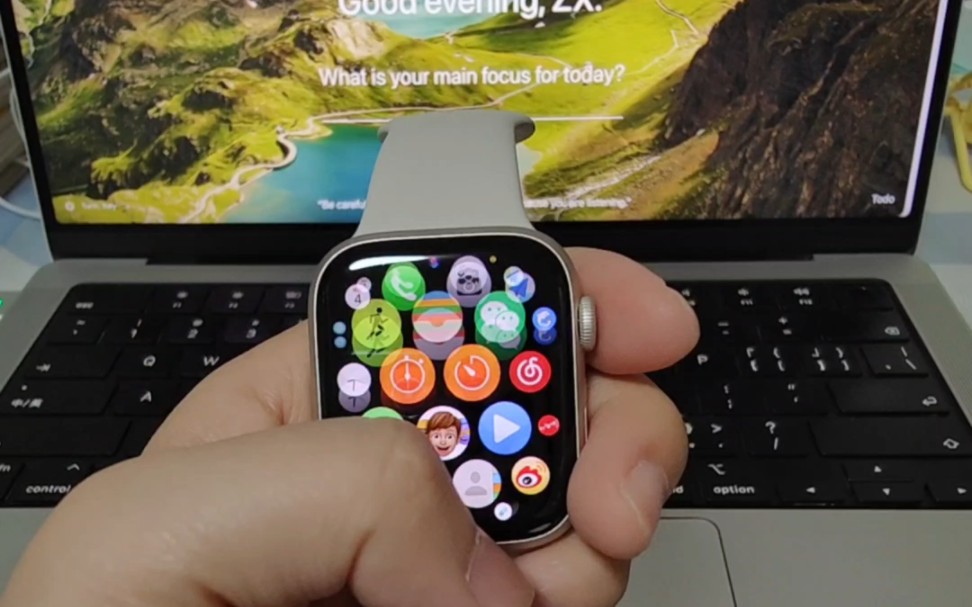 Apple Watch8星光色45mm开箱哔哩哔哩bilibili