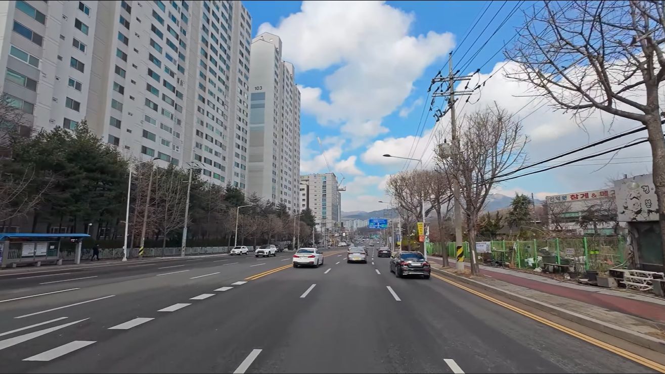 【4k 60fps】驾驶在韩国 从京畿道城南市书贤洞驾车前往安阳市石水洞