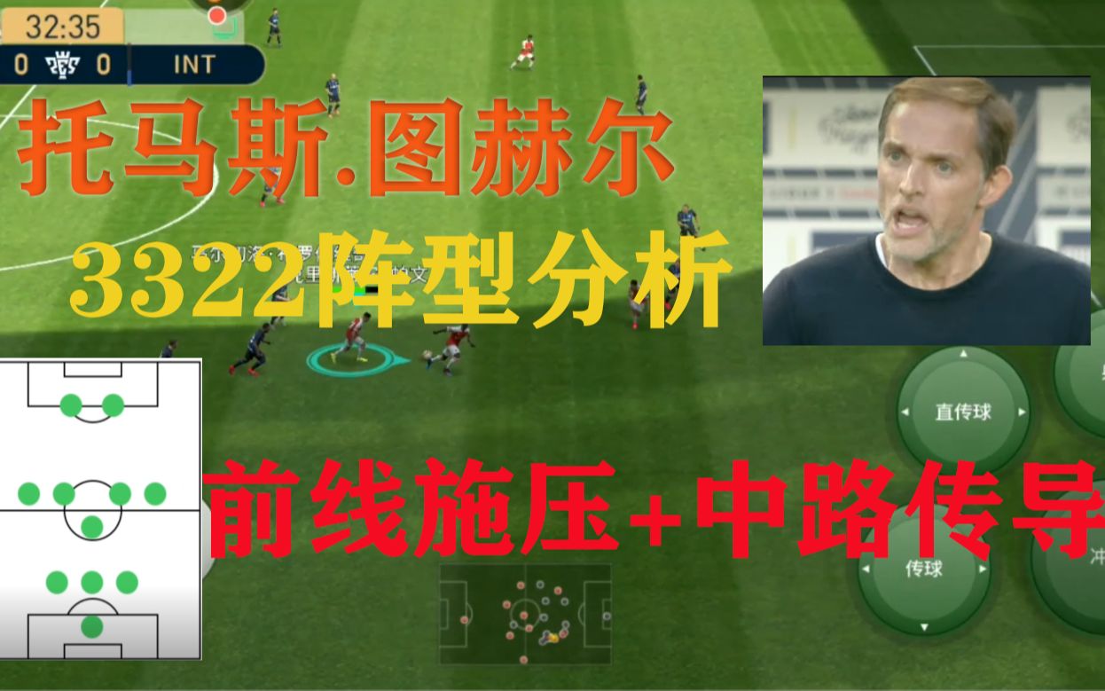 实况足球图赫尔3322阵型打法分析