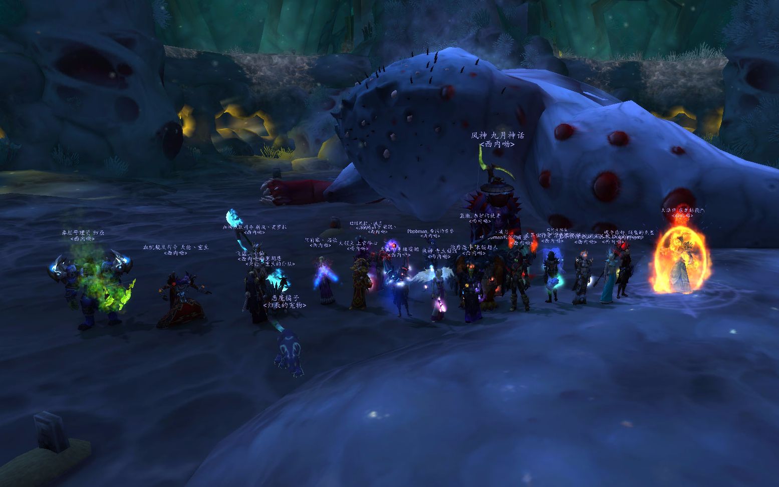 西内呦奥尔加隆魔兽世界m戈霍恩开荒视频