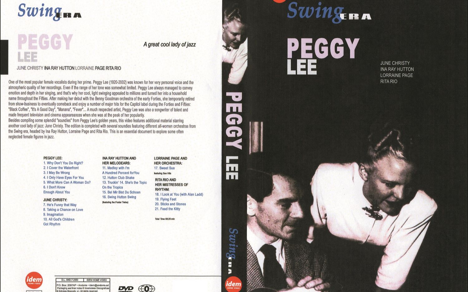 Swing Era 摇摆乐时代  Peggy Lee and Others 1997哔哩哔哩bilibili