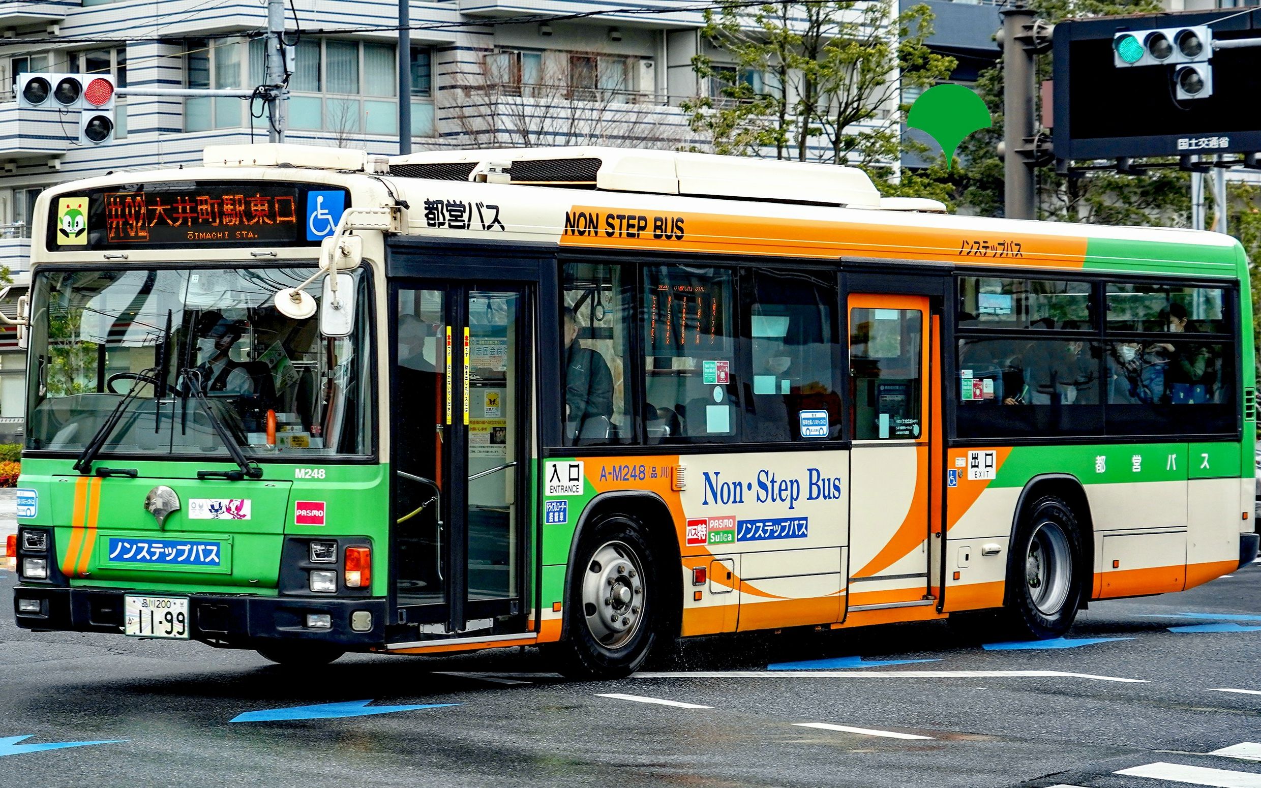 【原速 6倍速】都営巴士·井92线 [大井町站东口