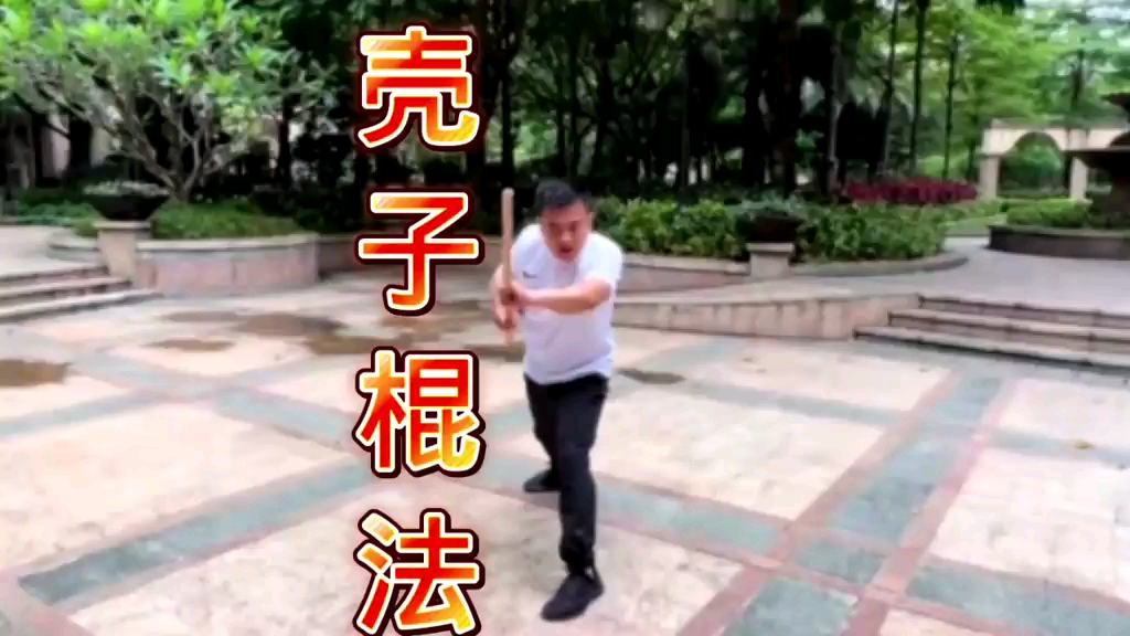 甘肃秦安,壳子棍法,也叫撒手棍!