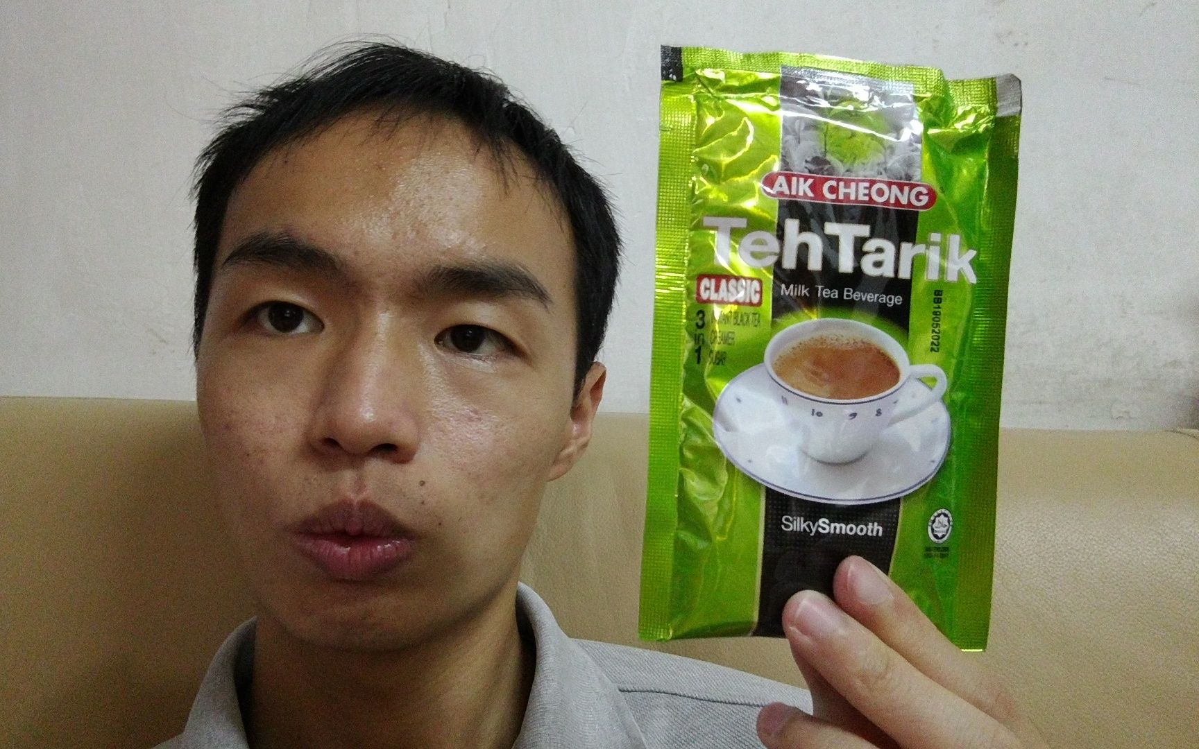 品尝益昌香滑奶茶(aik cheong teh tarik)经典(classic)加「拉茶」