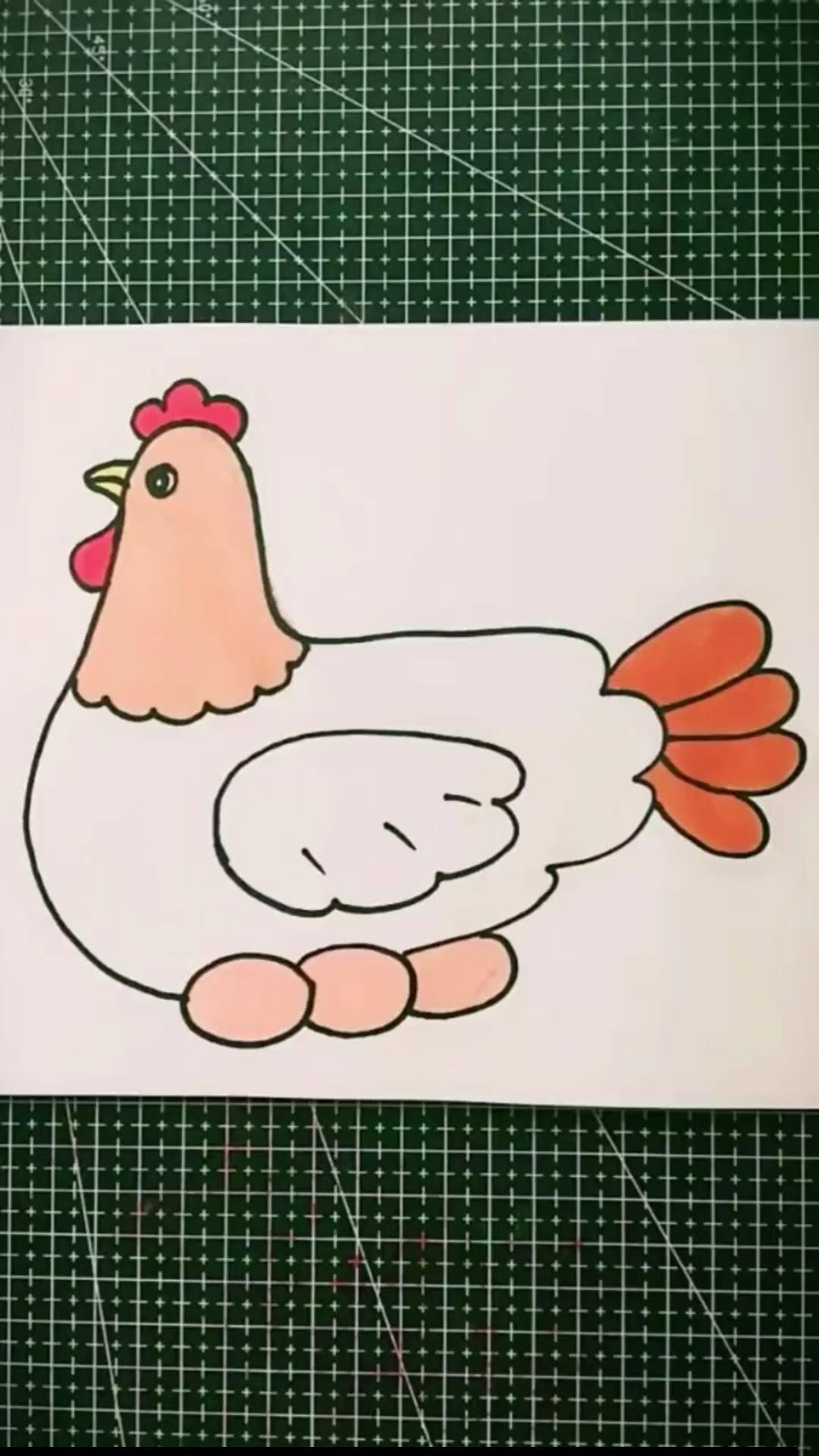 下蛋公鸡动漫图片