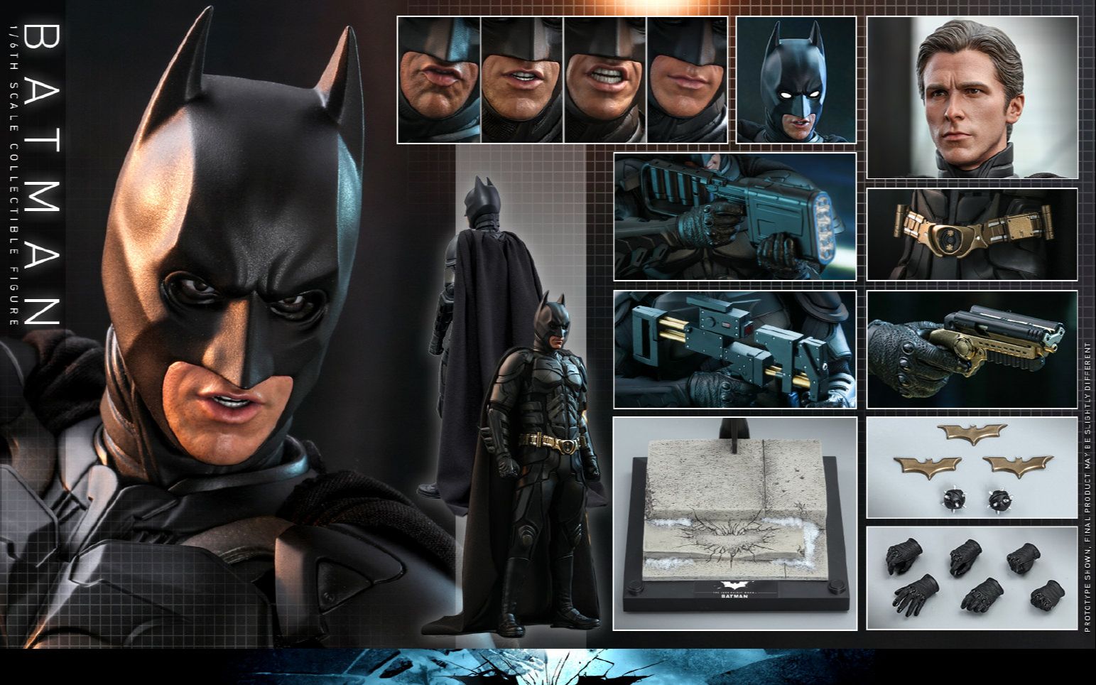 hottoys蝙蝠侠黑暗骑士崛起dx19蝙蝠侠官图分析