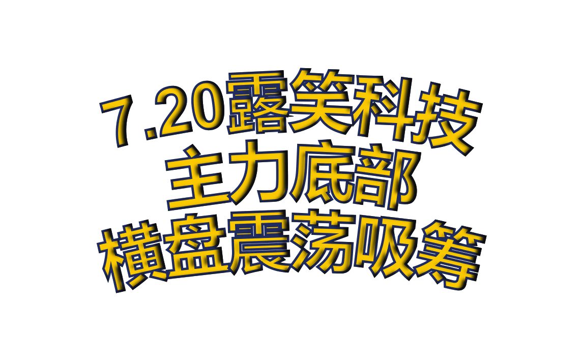 露笑科技,主力底部横盘震荡吸筹!!!哔哩哔哩bilibili