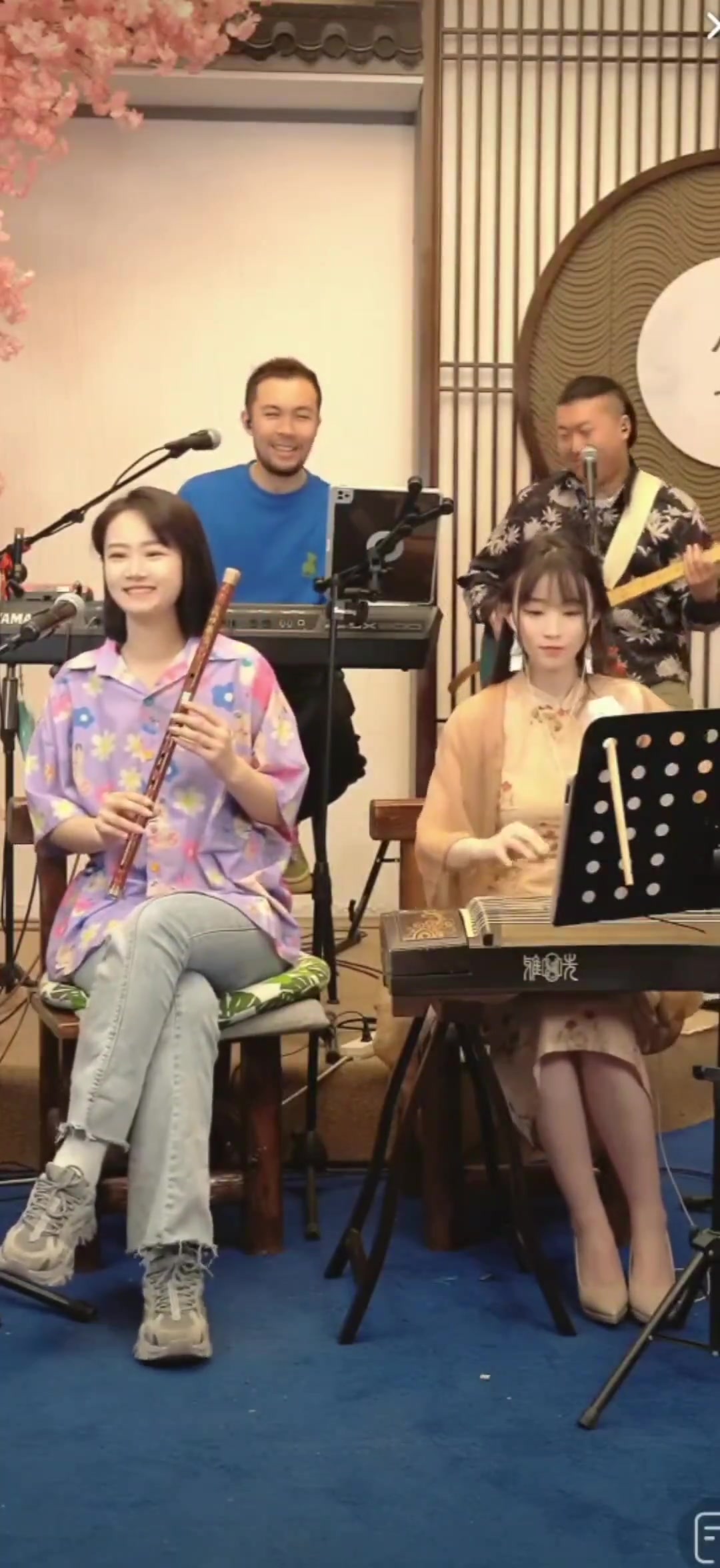 唐音乐队20230421竹笛古筝合奏铁血丹心完整版竹笛愉悦古