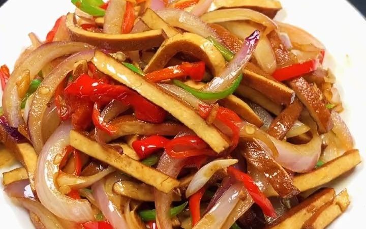 3元成本做家常好吃下饭菜#洋葱炒香干#美食趣胃计划#美食