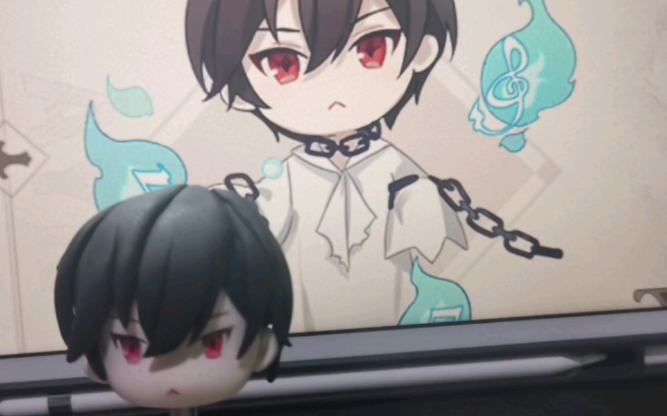 【时空中的绘旅人】尝试捏一个q版艾因