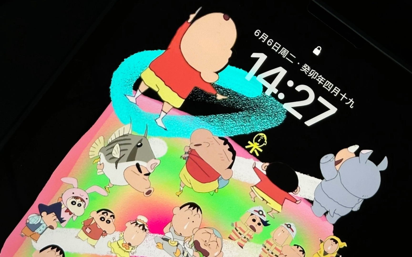 蜡笔小新壁纸分享 日常肥嘟嘟左卫门