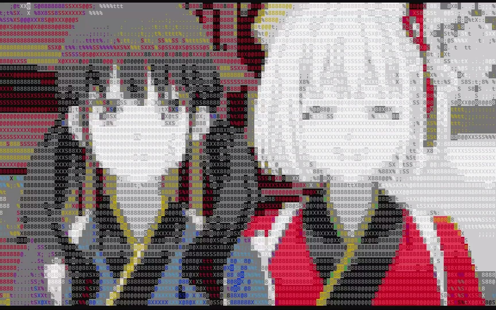 [图]Lycoris Recoil ED （ASCII艺术）