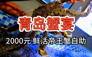 Скачать видео: 【青岛蟹宴海鲜自助】2000元 鲜活帝王蟹无限任吃