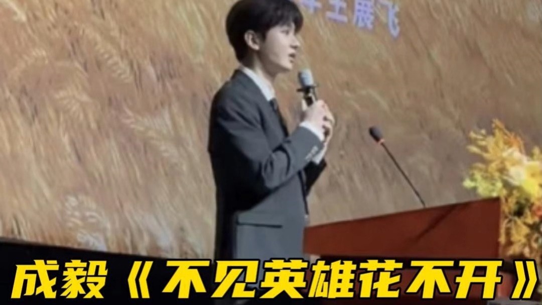 成毅  《不见英雄花不开》研讨会