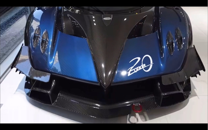 高清艺术品《帕加尼 zonda r evolution》静态细节展示_哔哩哔哩_bili