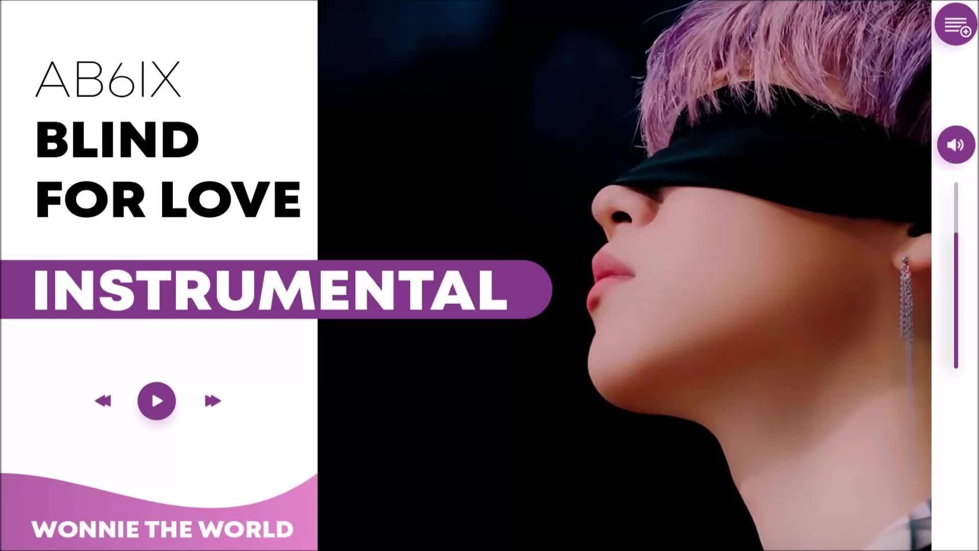 [图]AB6IX - BLIND FOR LOVE | Instrumental 伴奏