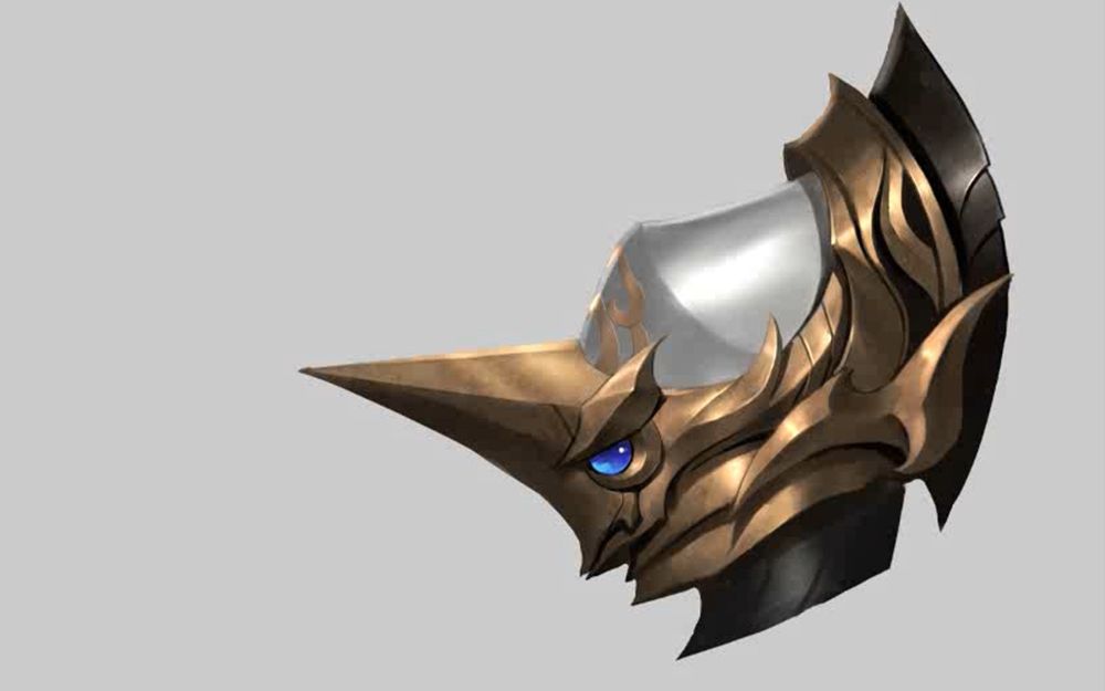 金属肩甲绘制丨游戏ui丨原画cg教程丨王氏教育集团_哔哩哔哩 (゜-゜)