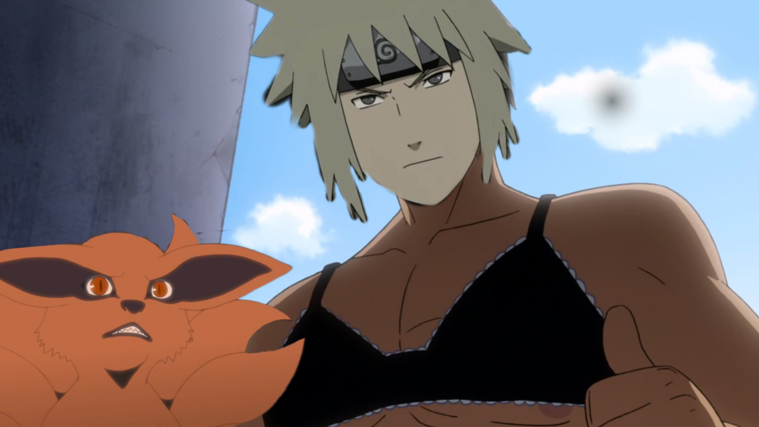 水门原来是这么收服九尾的!我看的火影怎么不一样?