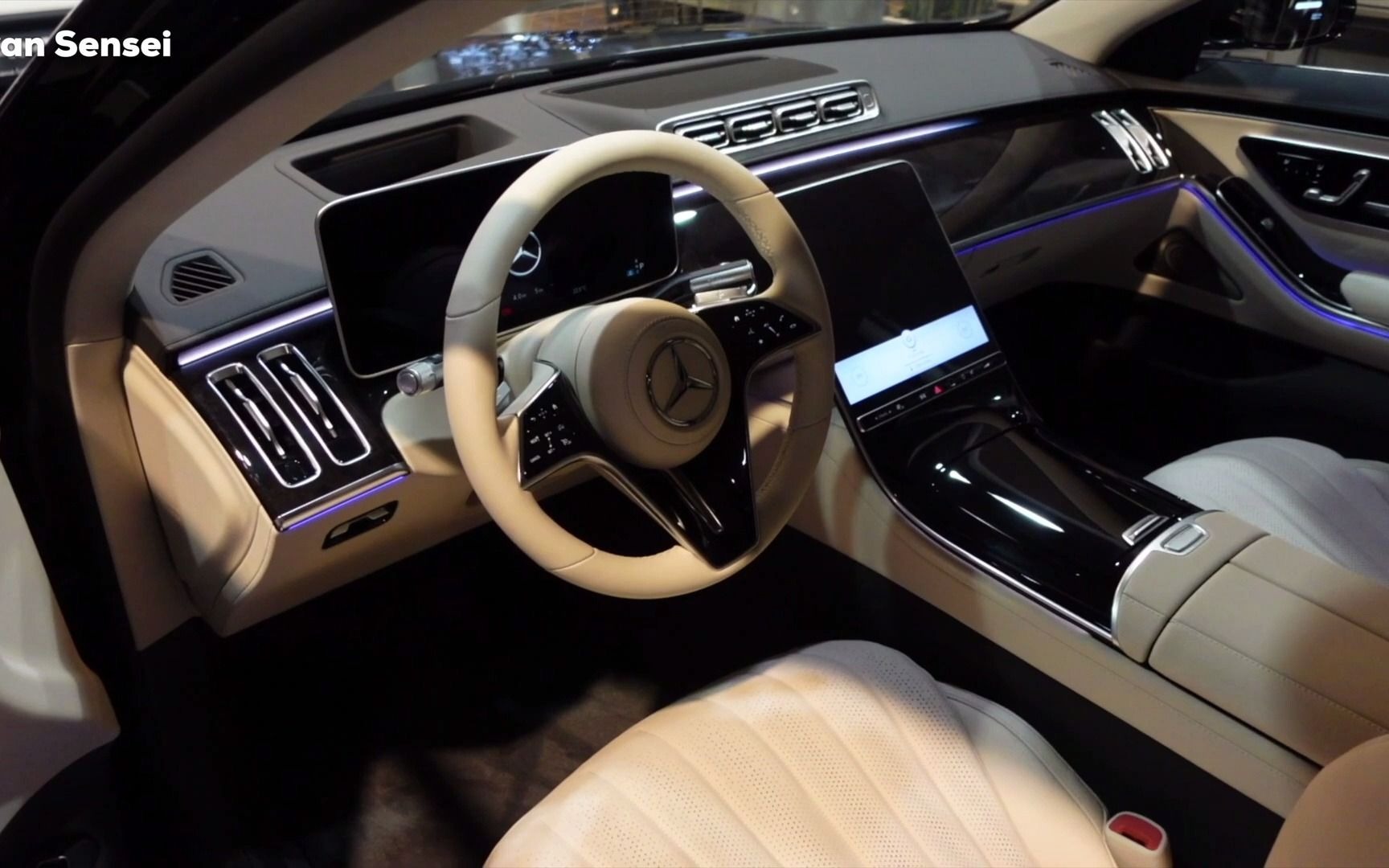 最受争议的一代2021款奔驰s级内饰全细节
