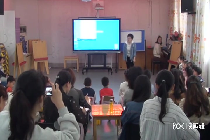 [图]幼儿园大班音乐《五只小青蛙》课堂实录优质课视频公开课教学视频