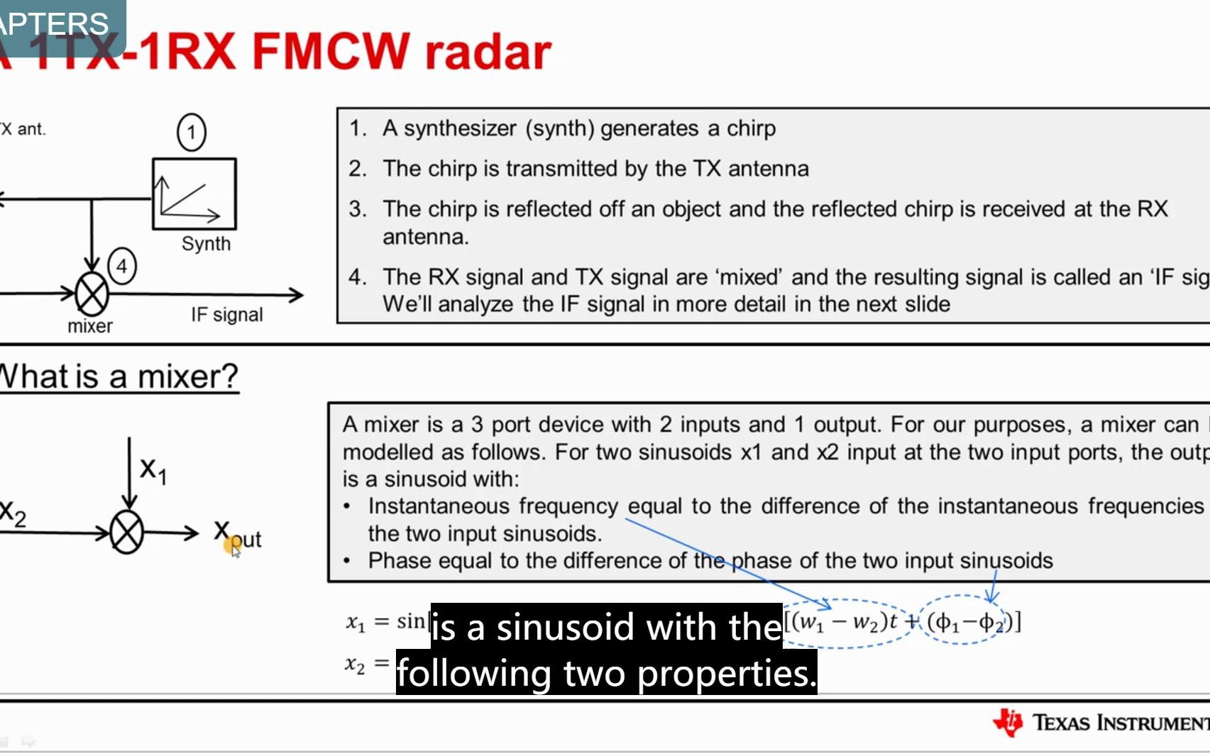 1.1 FMCW雷达距离估计原理哔哩哔哩bilibili