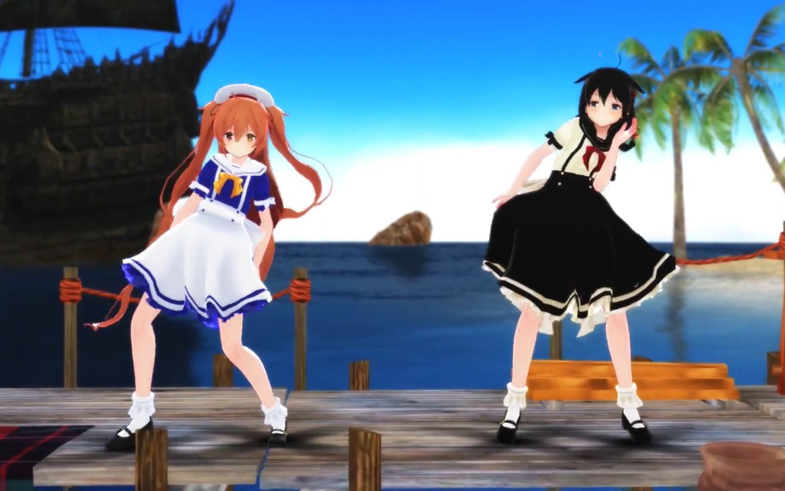 【mmd舰c】时雨99村雨「angelfish」エンゼルフィッシュ / 星街すい