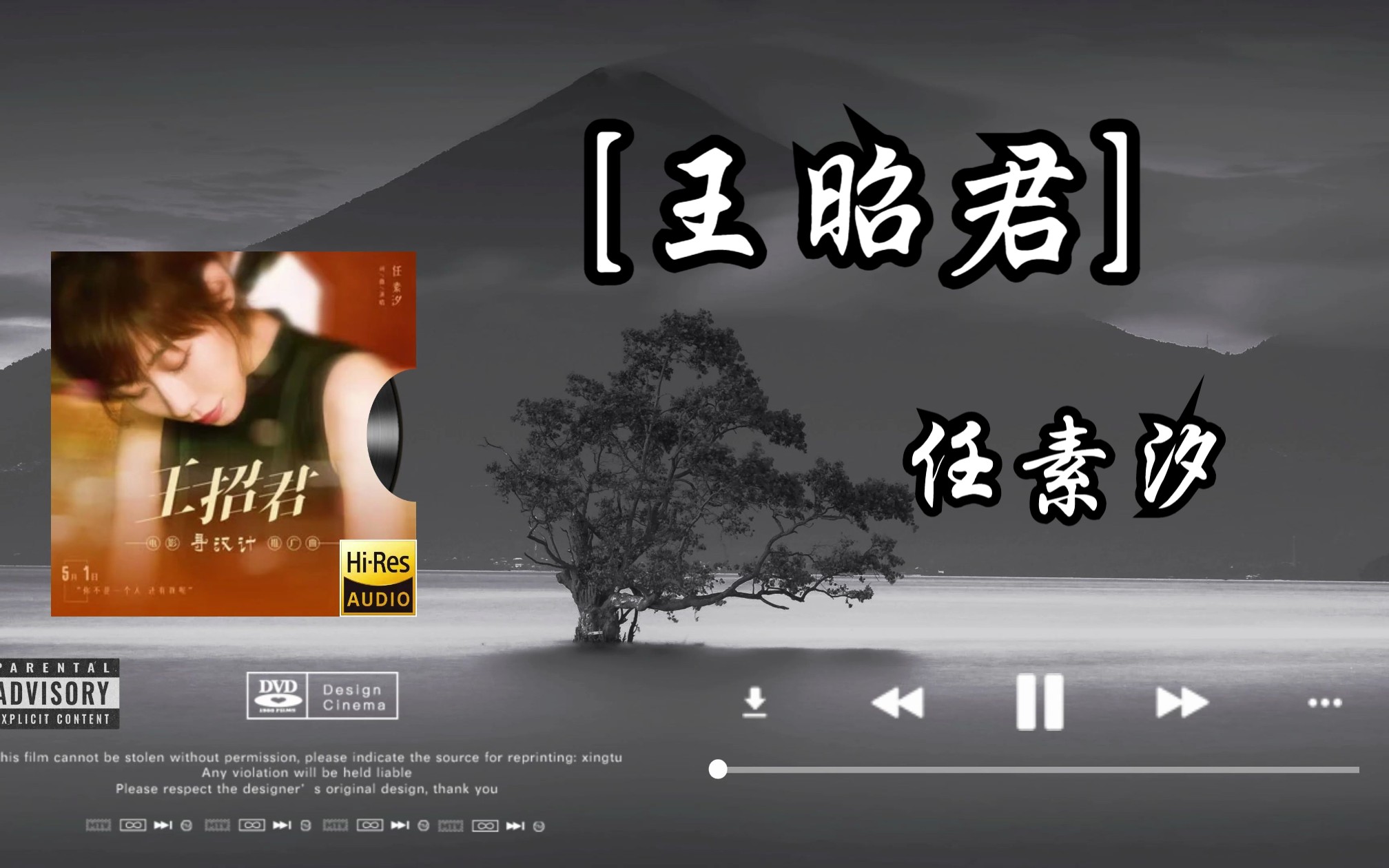 [图]【Hi-Res无损音质】任素汐《王昭君》无损音质经典歌曲完整版