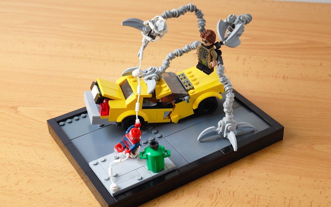 乐高蜘蛛侠大战章鱼博士moc教程