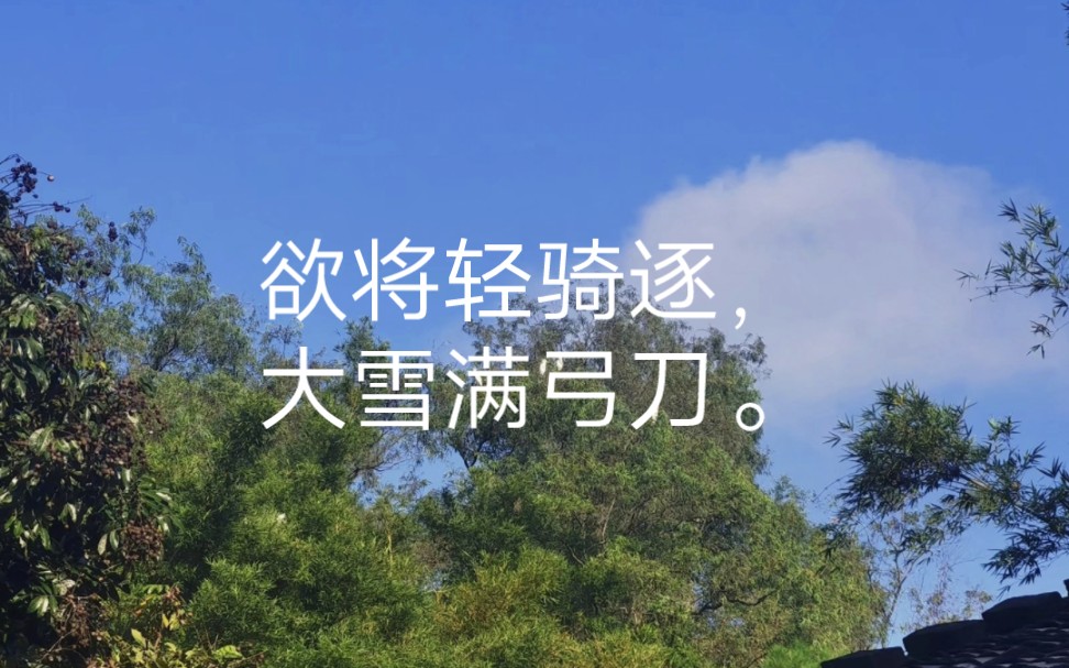 唐诗三百首(和张仆射塞下曲ⷥ…𖤸‰[唐代]卢纶)哔哩哔哩bilibili