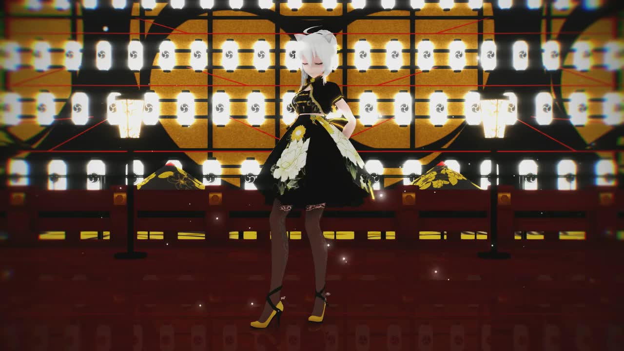 【弱音MMD】中国风的弱音不收藏一下吗-いかないで - Ikanaide -_哔哩哔哩_bilibili