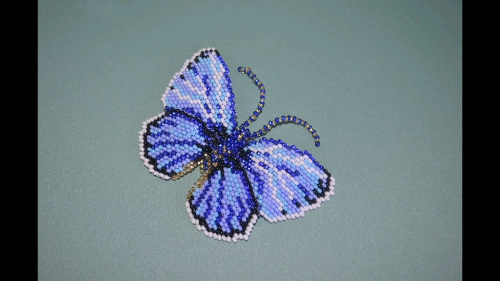 串珠教程米珠蝴蝶3