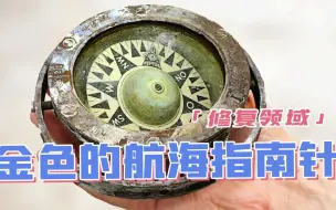 Download Video: 金光闪闪指南针见过吗？像书中的黄金罗盘，修复1919年航海指南针