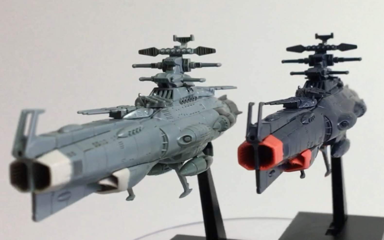 【模型赏析】万代宇宙战舰大和号 机械收藏集 地球联邦主力战舰 无畏