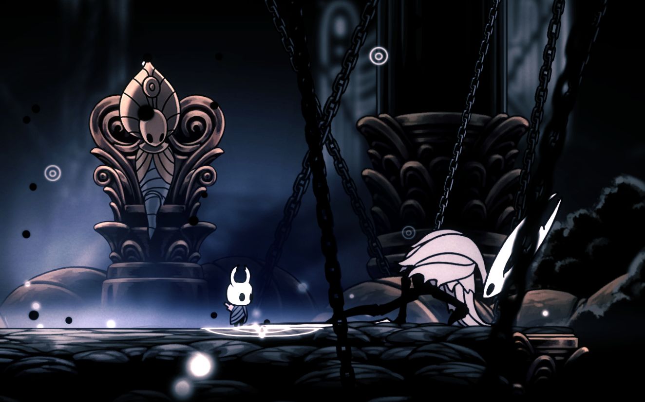 【hollow knight】手残挨打心得之神居四门骑士万神殿 空洞骑士_哔哩
