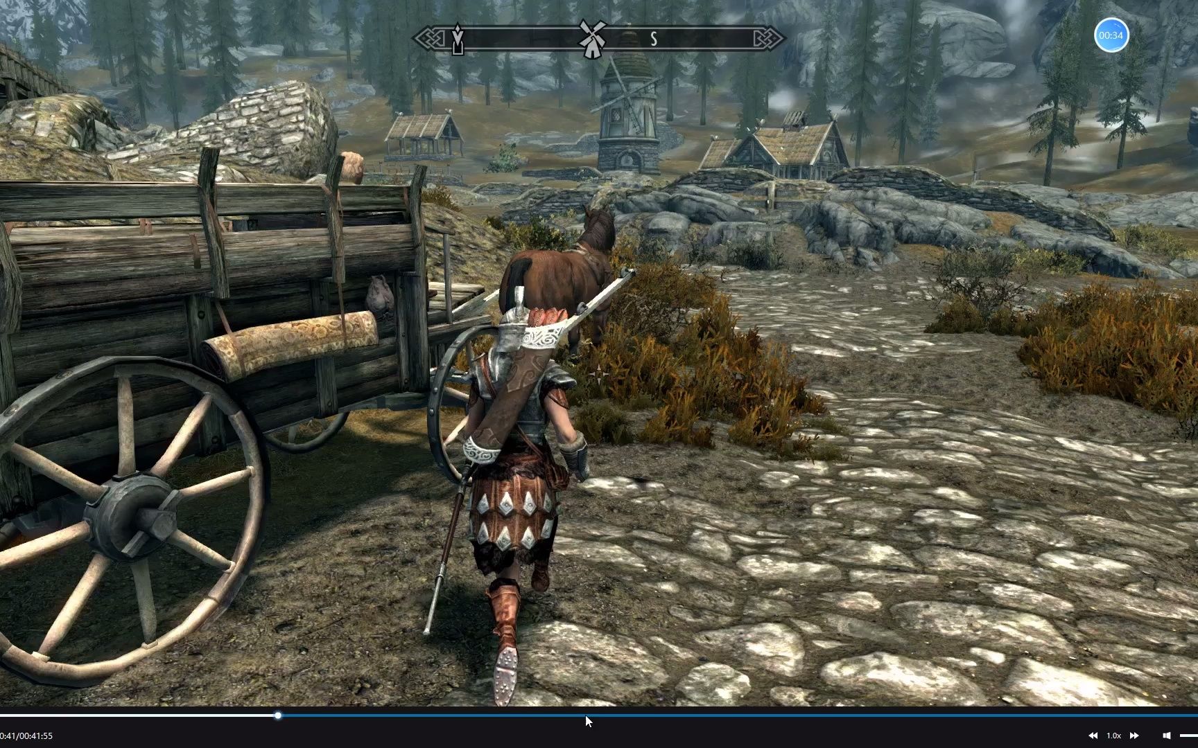 上古卷轴5重制版第八期暮光守卫死落瀑布洞穴机关详解