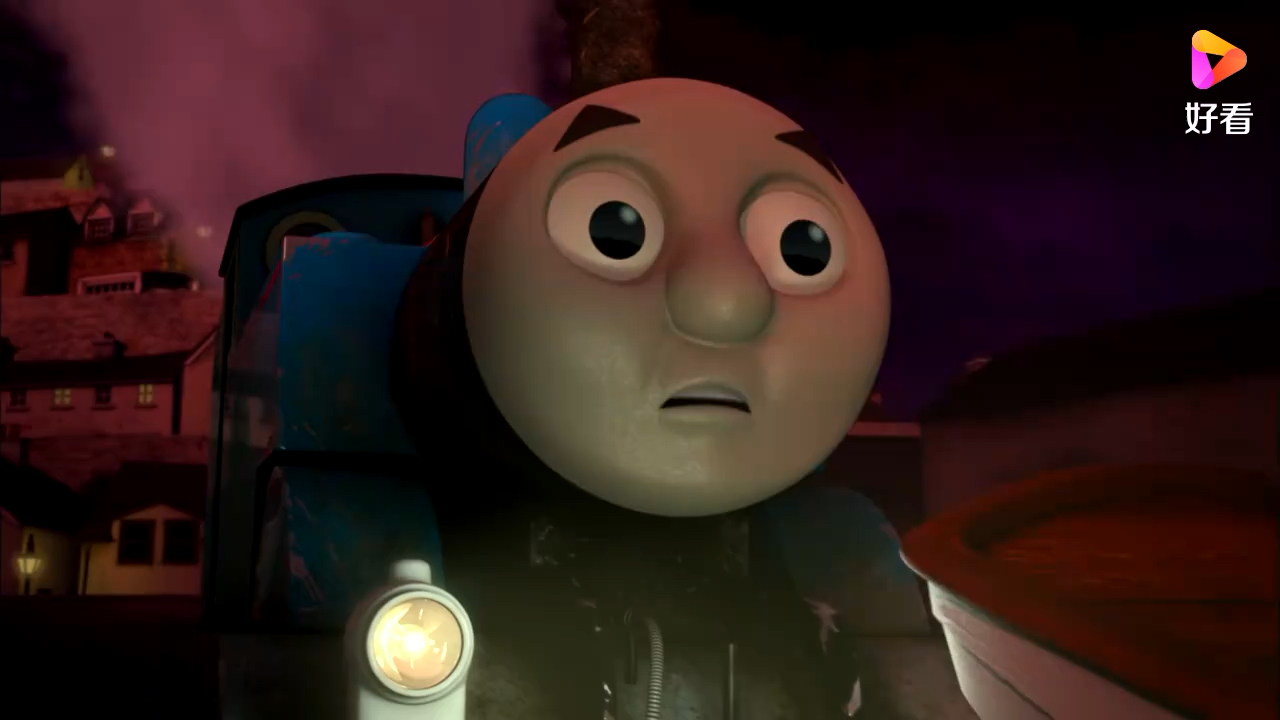 托马斯:海盗驶进海上,不料船舱进水,被海浪打翻