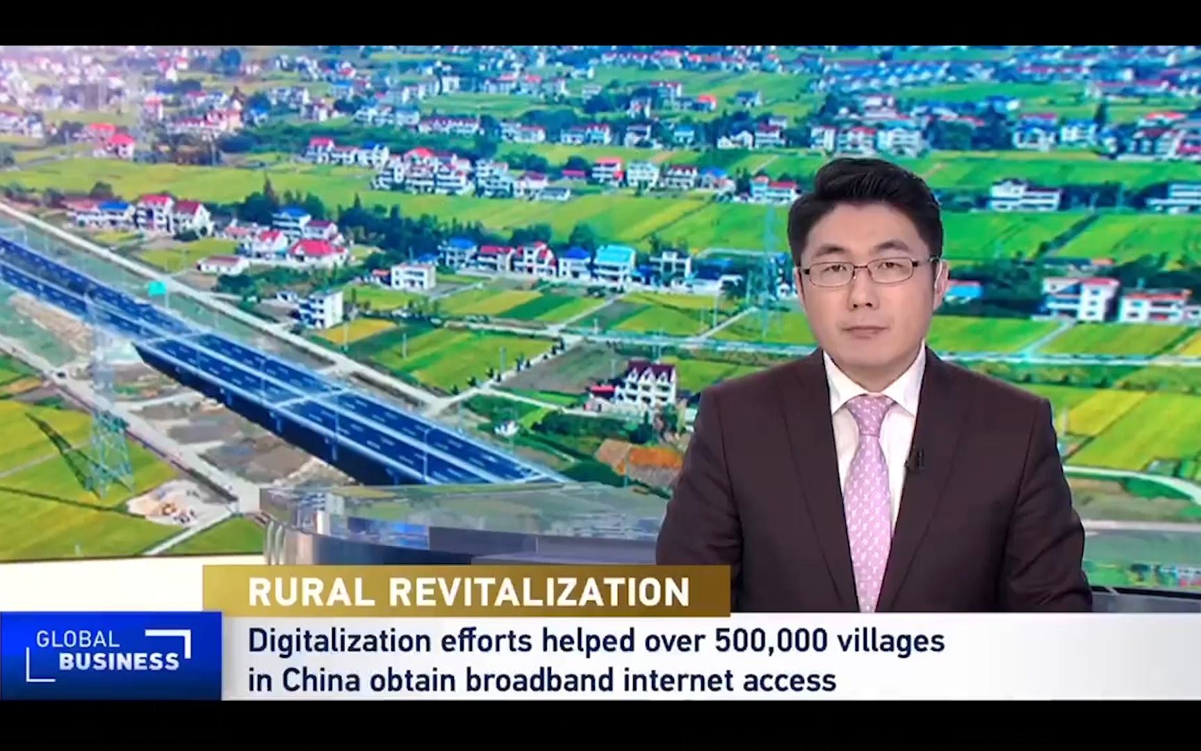 [图]央视CGTN报道：助力农业现代化，中国电信在行动