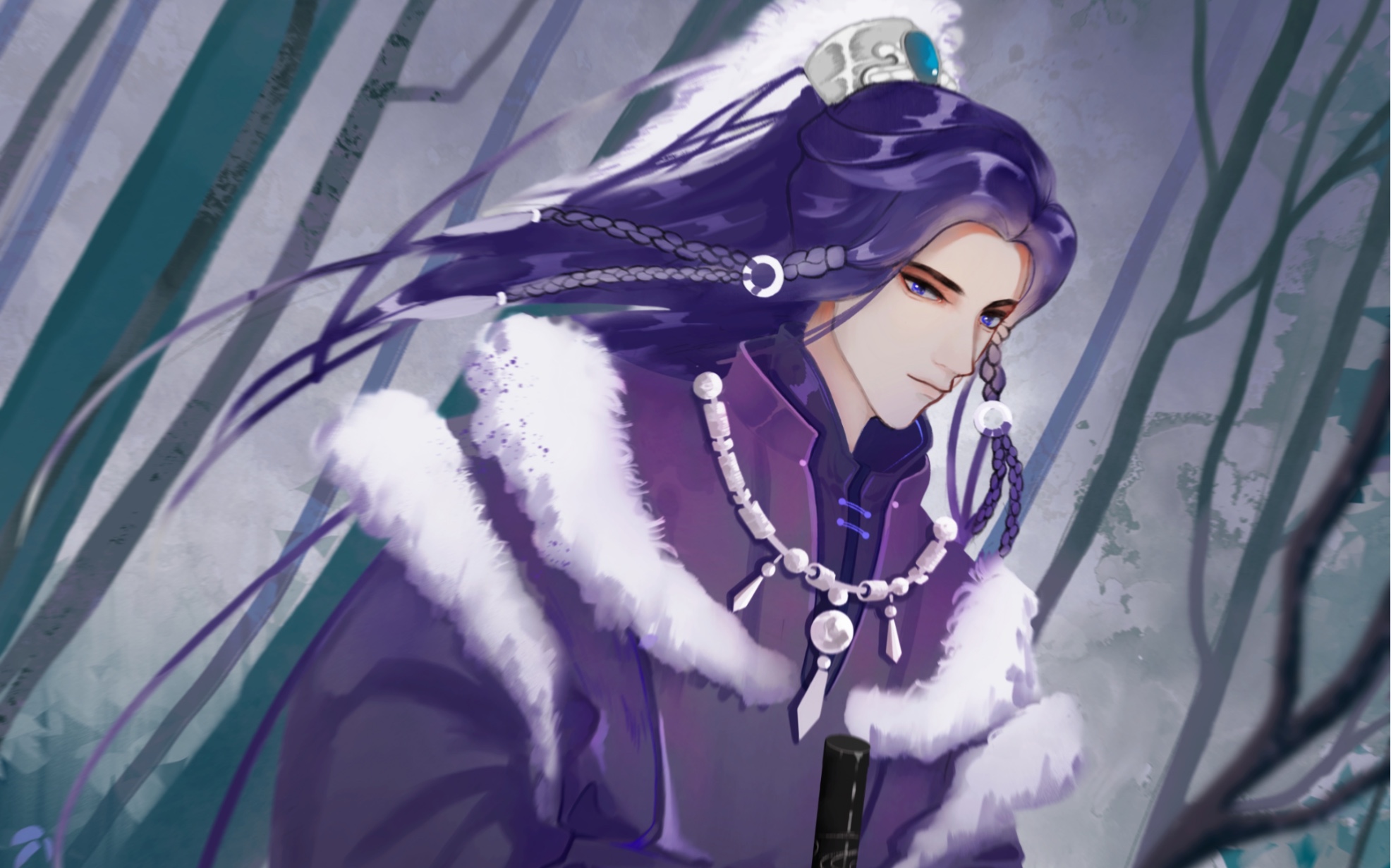 【procreate】【苍越孤鸣】古风人物绘制过程_哔哩哔哩_bilibili