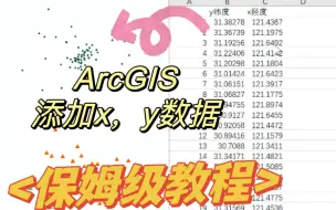 Download Video: ArcGIS保姆级教程3｜添加x，y数据