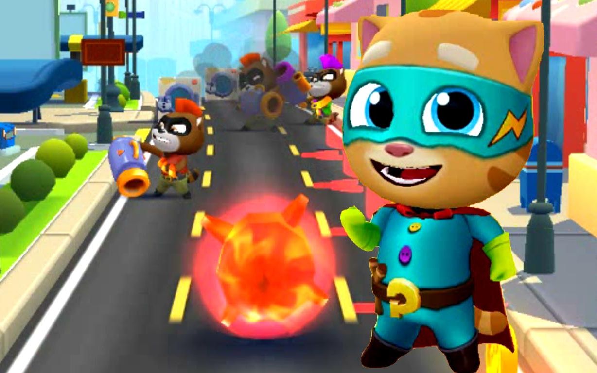 金杰猫30秒不撞上东西 汤姆猫英雄跑酷