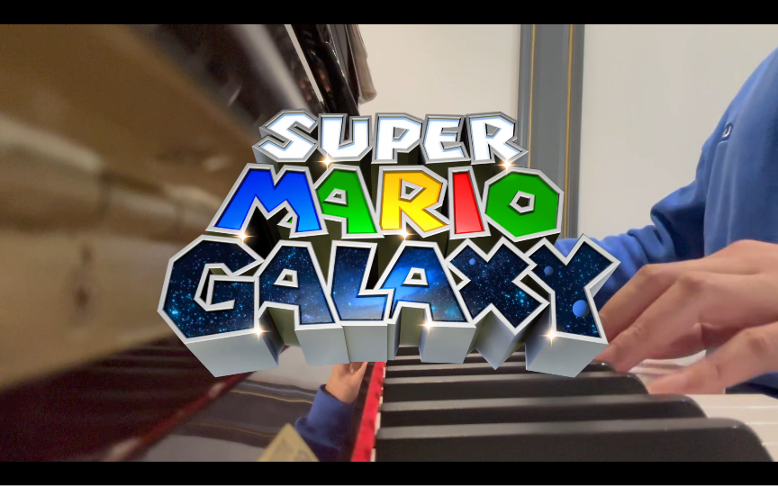 【钢琴即兴】马里奥银河-星尘银河 space junk galaxy