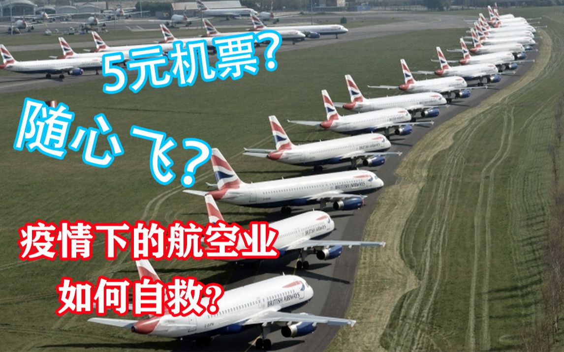 【科普】5元机票?随心飞?疫情下航空公司该如何自救?航空业未来又将怎样?(科普&混剪)哔哩哔哩bilibili